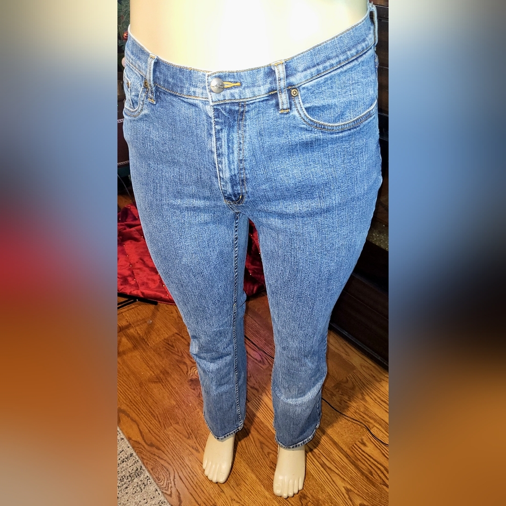 L.L. Bean Blue Straight Leg Jeans